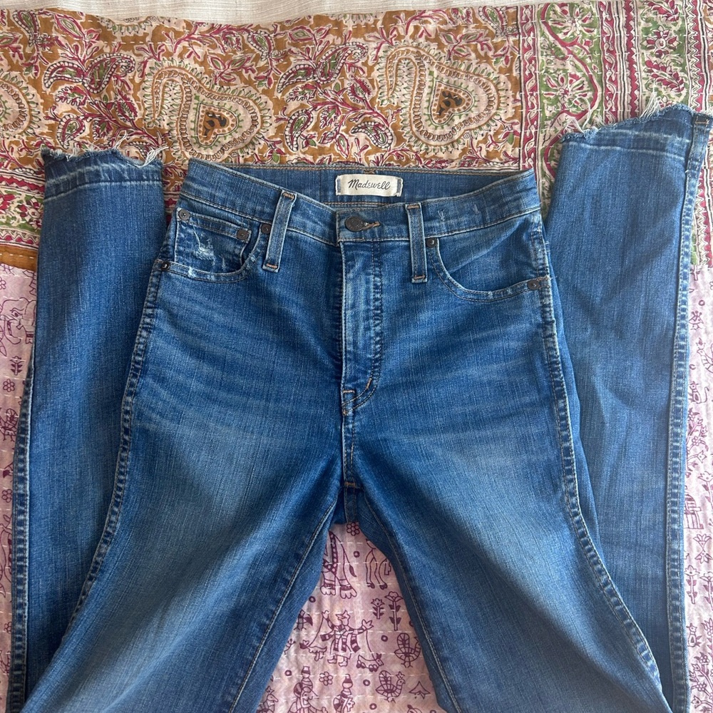 Madewell Women's Tall Distressed Skinny Jeans